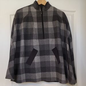 Brooks Brothers Gray Plaid Cape